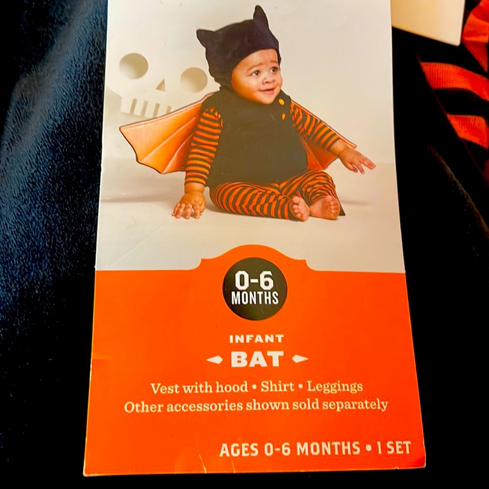Infant Halloween Bat Costume
